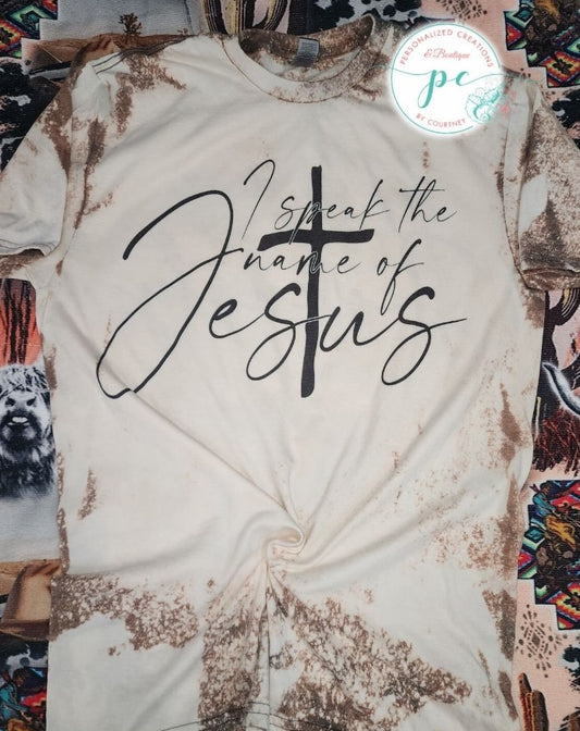 I speak the name of Jesus
