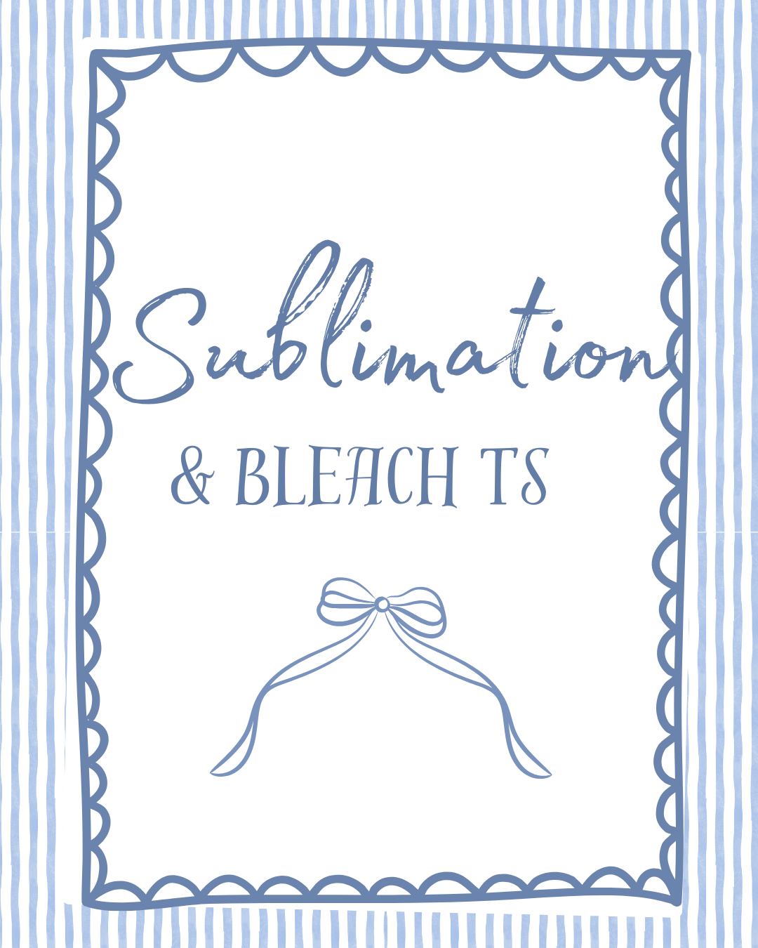 Sublimation & Bleached Ts