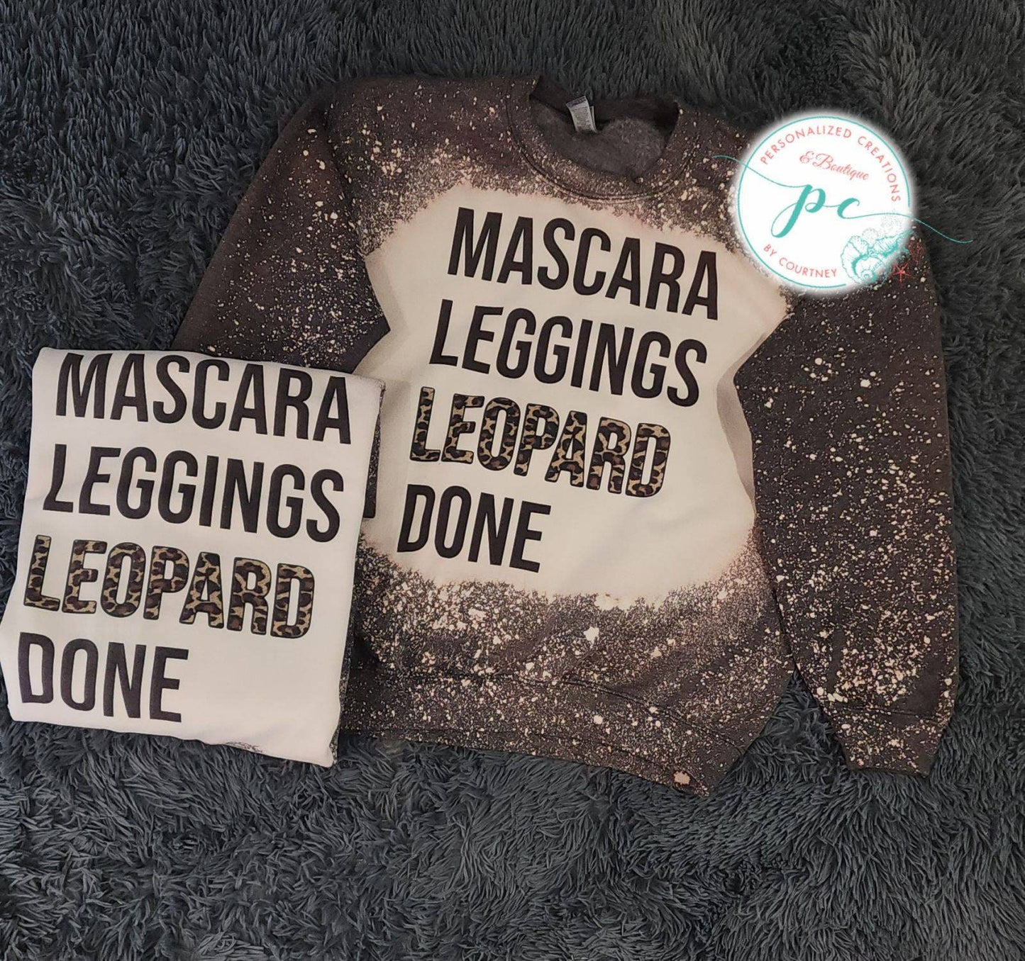 Mascara leggings leopard done