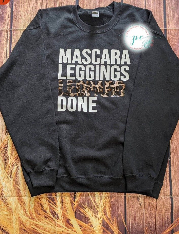 Mascara leggings leopard done