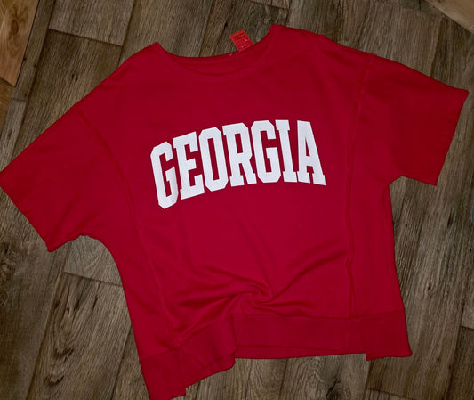 Oversized Georgia Top