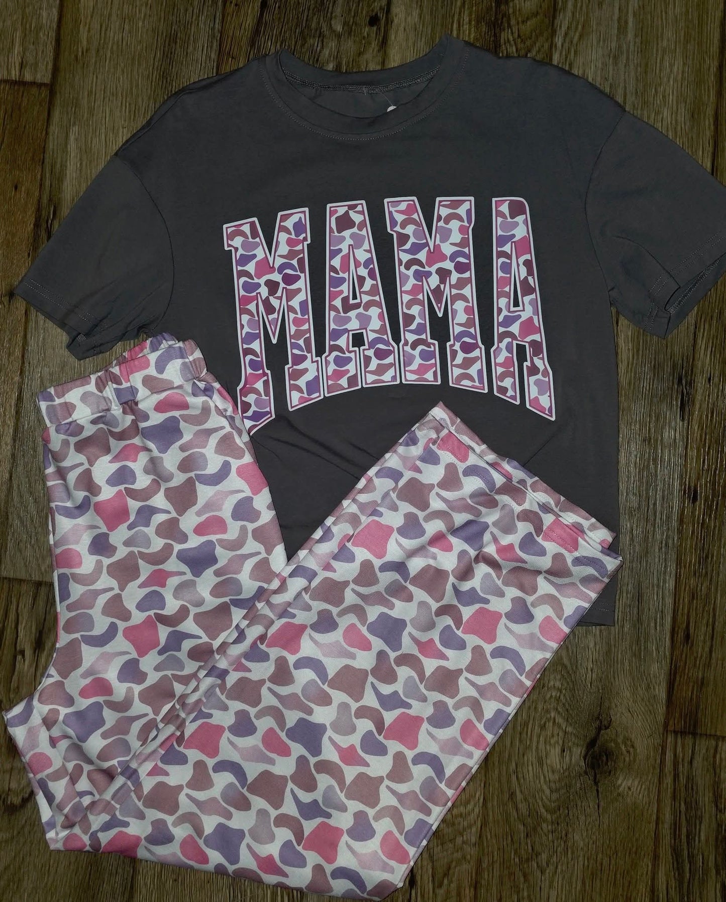 Pink Camo 2pc Set