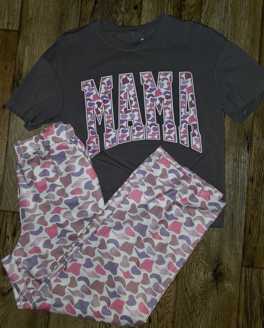 Pink Camo 2pc Set
